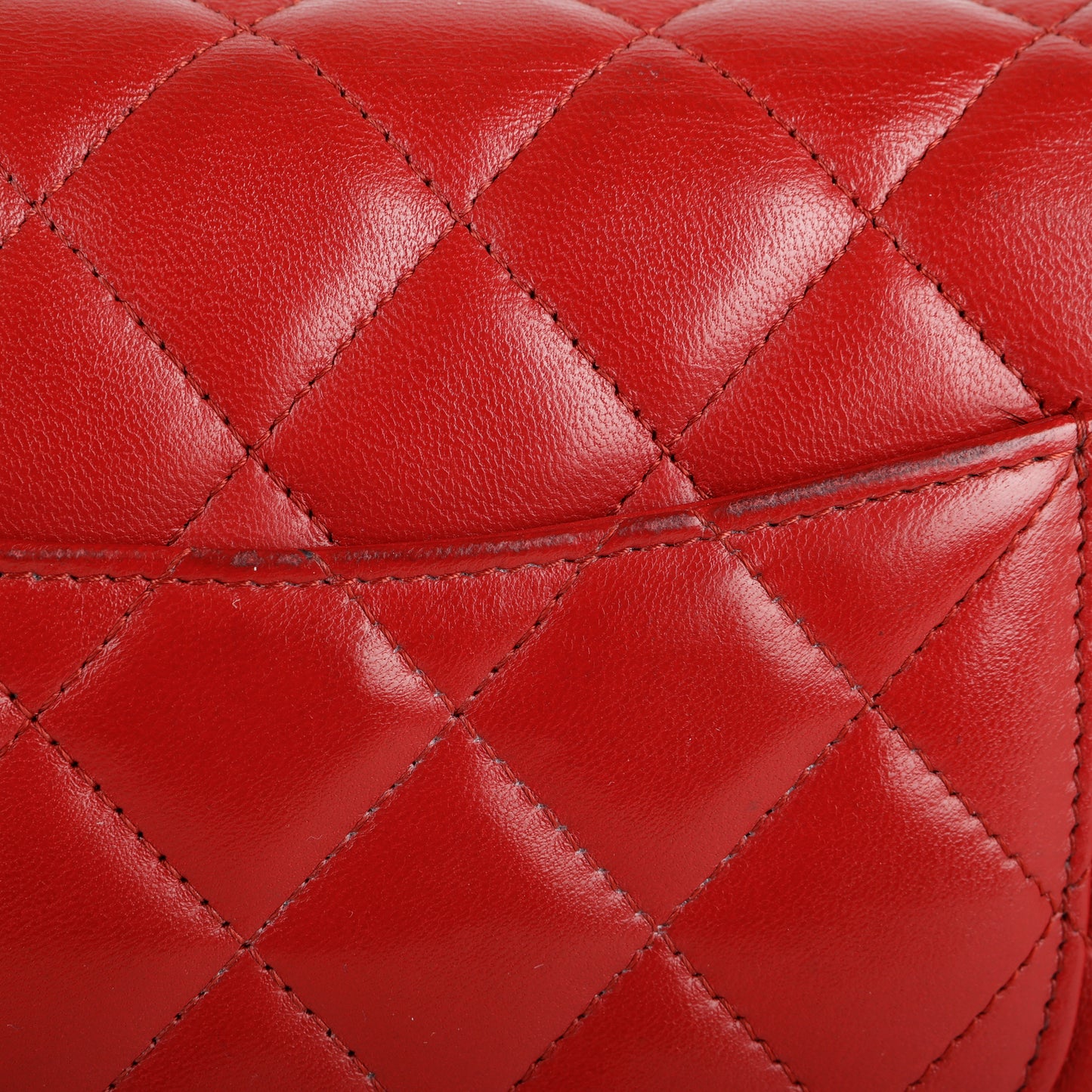 Wallet on Chain, Red Lambskin