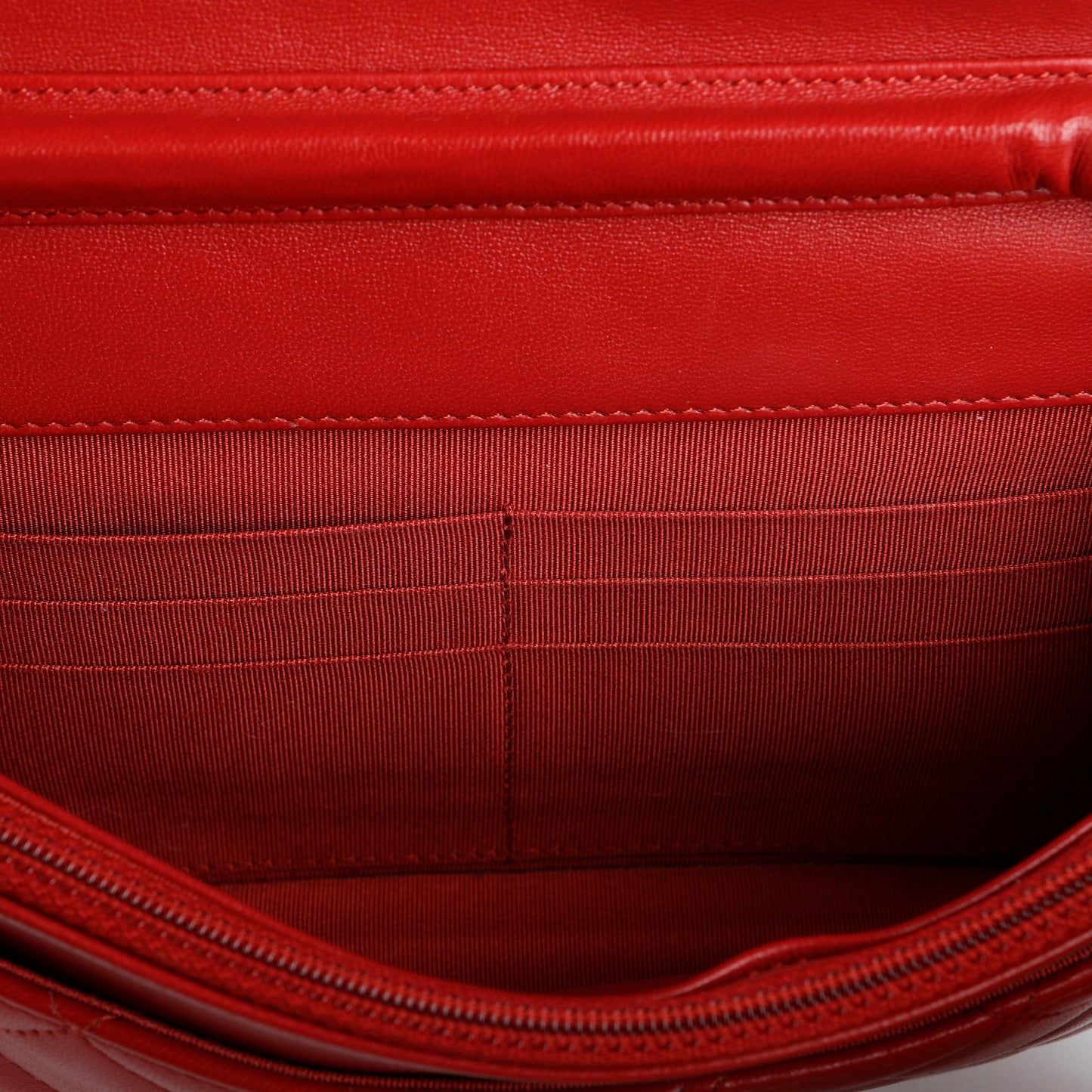 Wallet on Chain, Red Lambskin