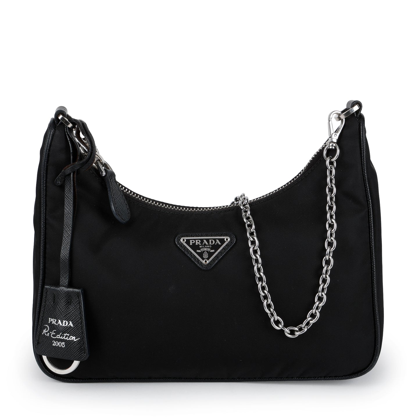 Re-Edition 2005 Re-Nylon Crossbody, Black