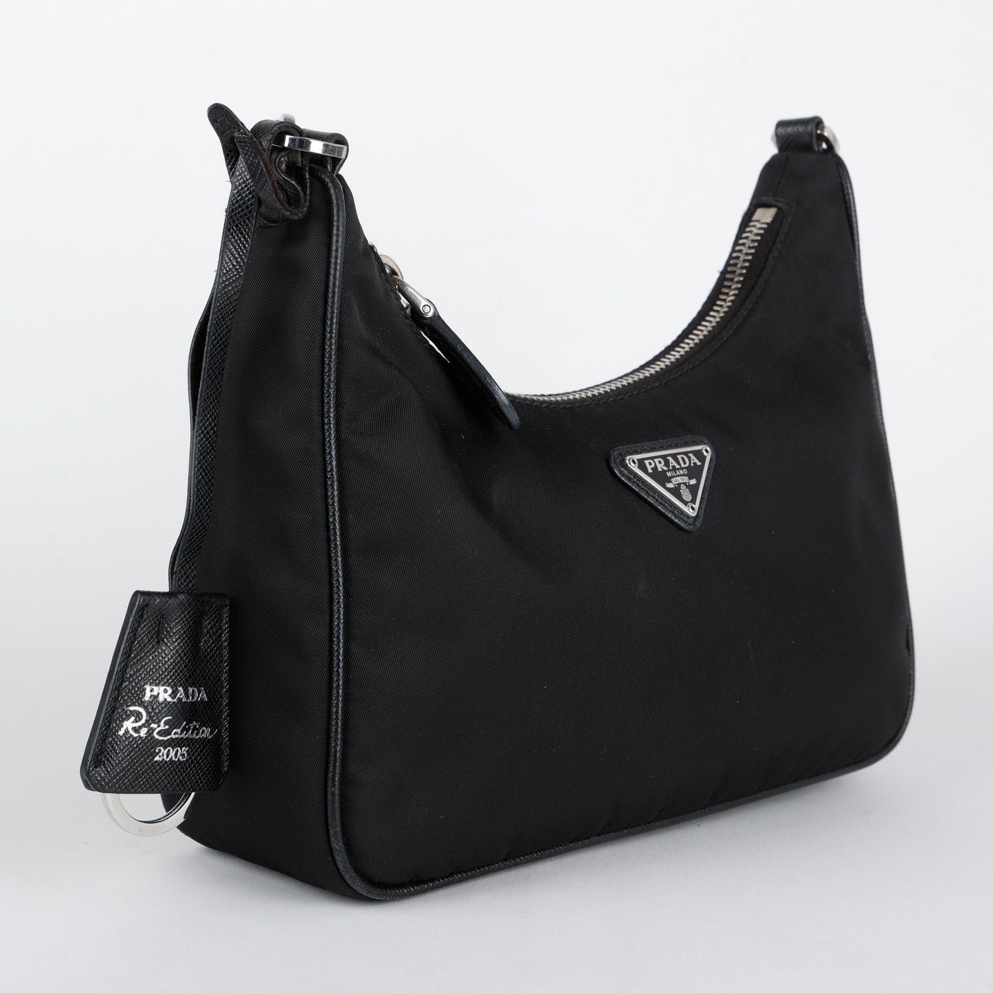 Re-Edition 2005 Re-Nylon Crossbody, Black