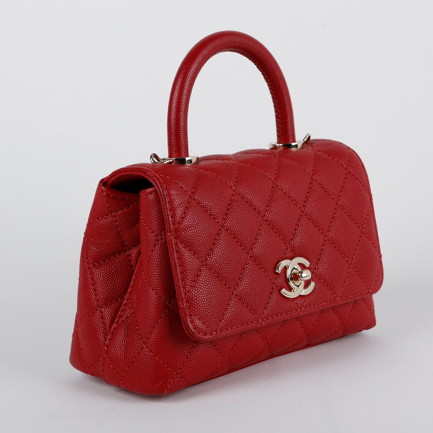 Mini Coco Handle, Red Caviar