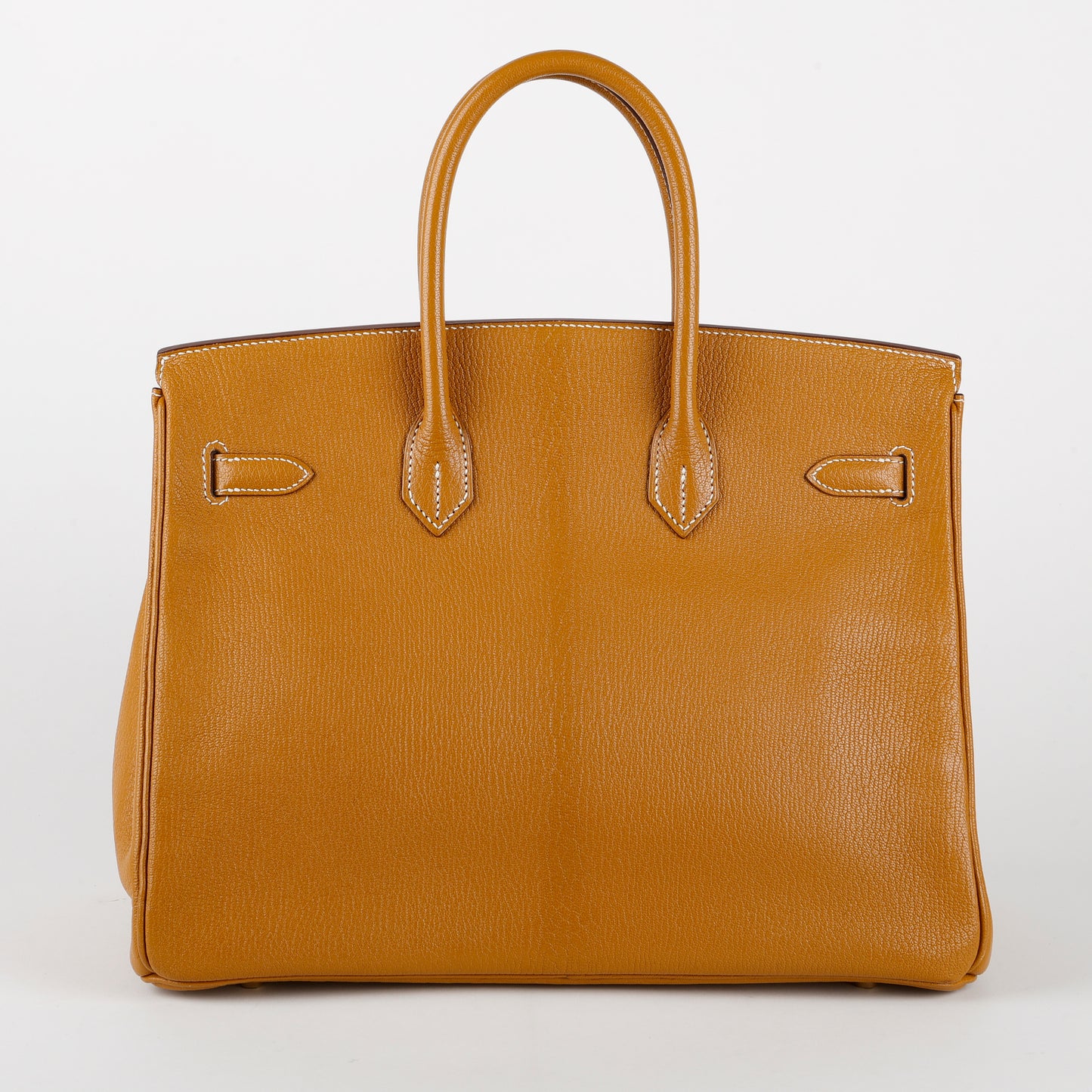Birkin 35 Chèvre Carmel Gold Hardware
