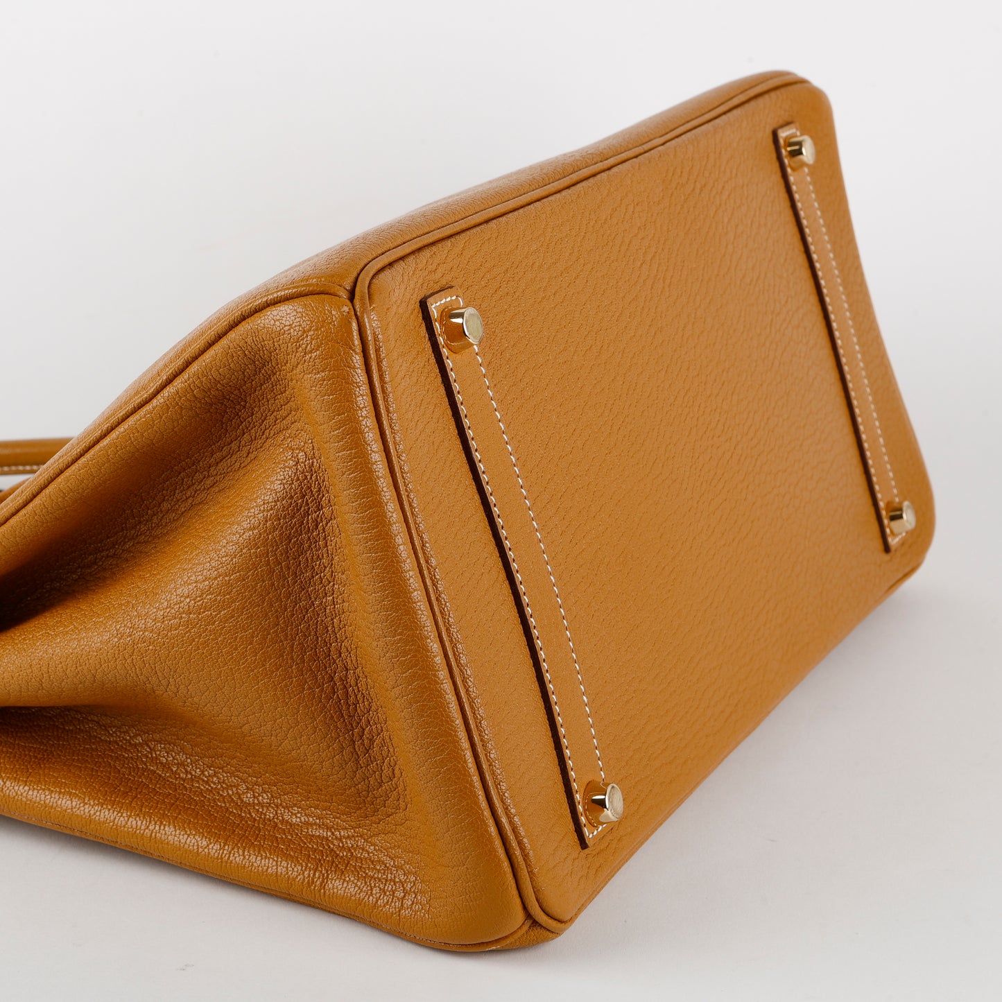 Birkin 35 Chèvre Carmel Gold Hardware