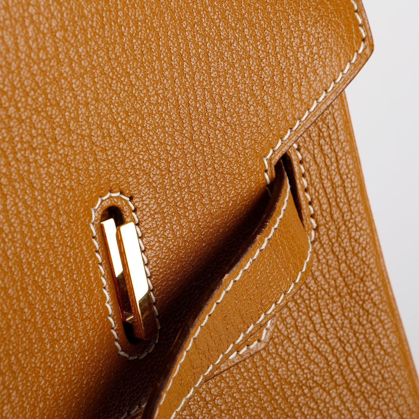 Birkin 35 Chèvre Carmel Gold Hardware