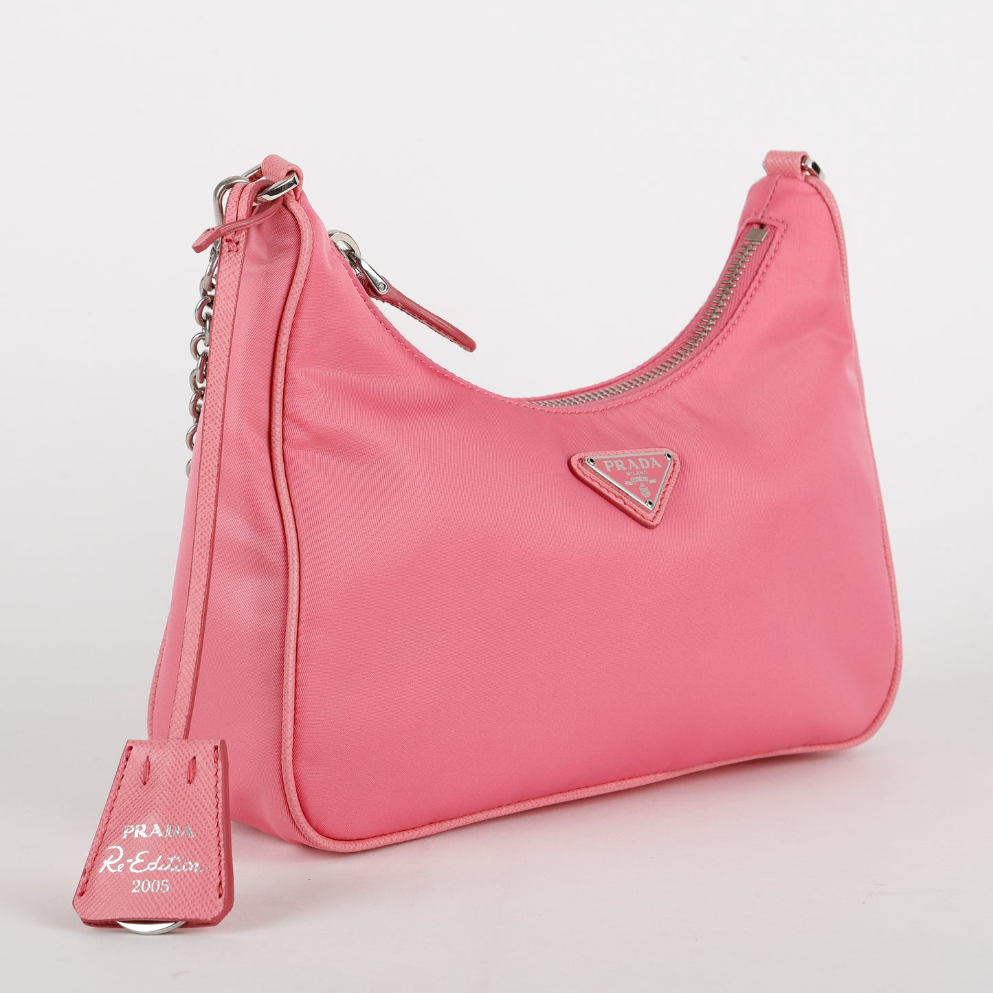 Re-Edition 2005 Re-Nylon Crossbody, Pink