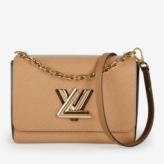 Twist MM, Camel/Black Epi