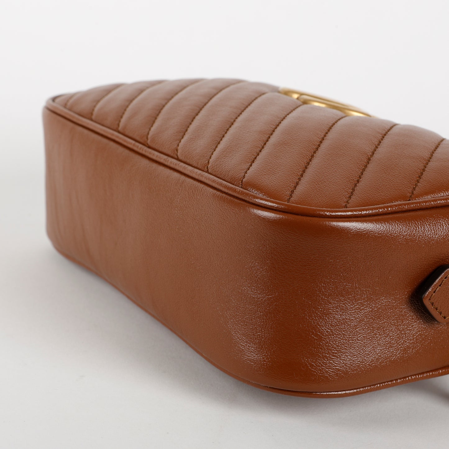 Small GG Marmont Camera Bag, Brown