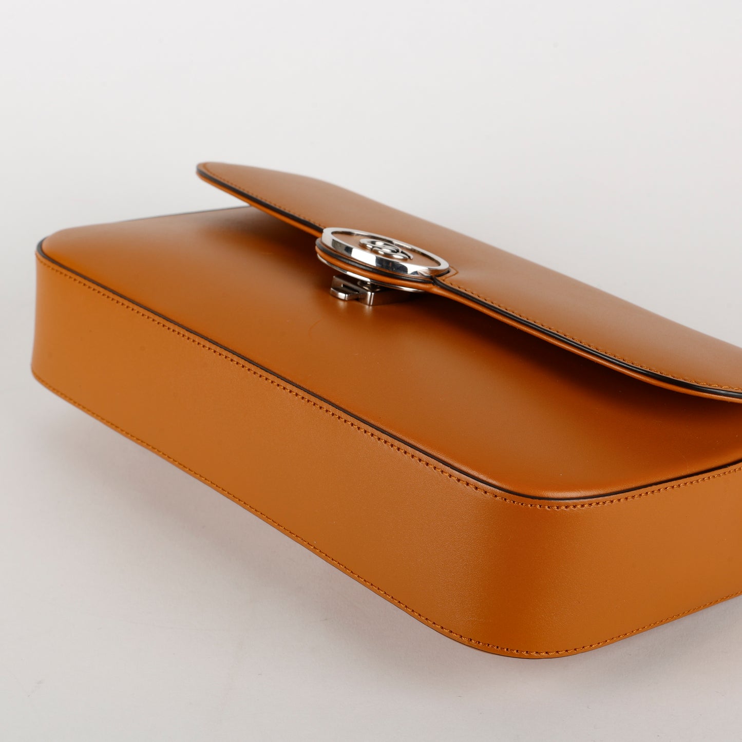 Medium GG Senna Top Handle, Cognac Brown