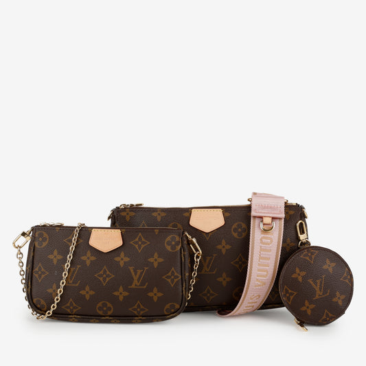 Multi Pochette Accessoires, Monogram Pink