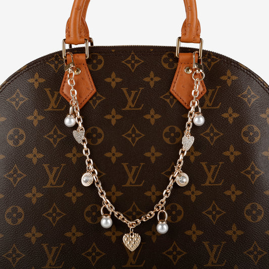 Love You Pearly Much Bag Charm