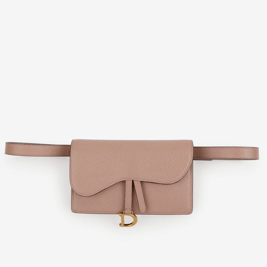 Saddle Belt Bag, Dusty Pink