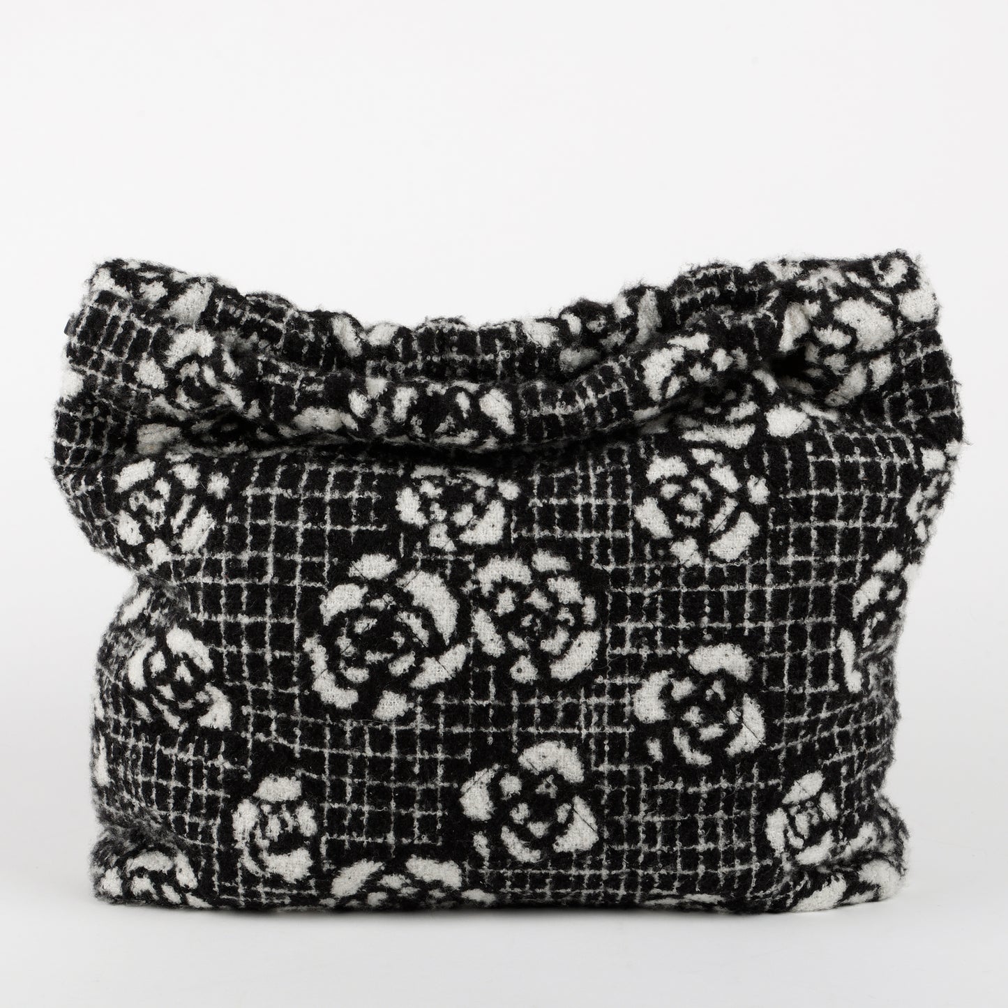 Medium 22 Camellia, Black White Cashmere