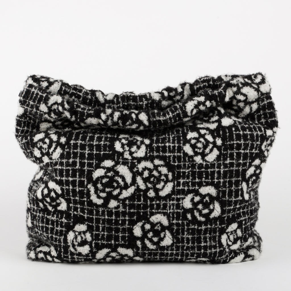 Medium 22 Camellia, Black White Cashmere