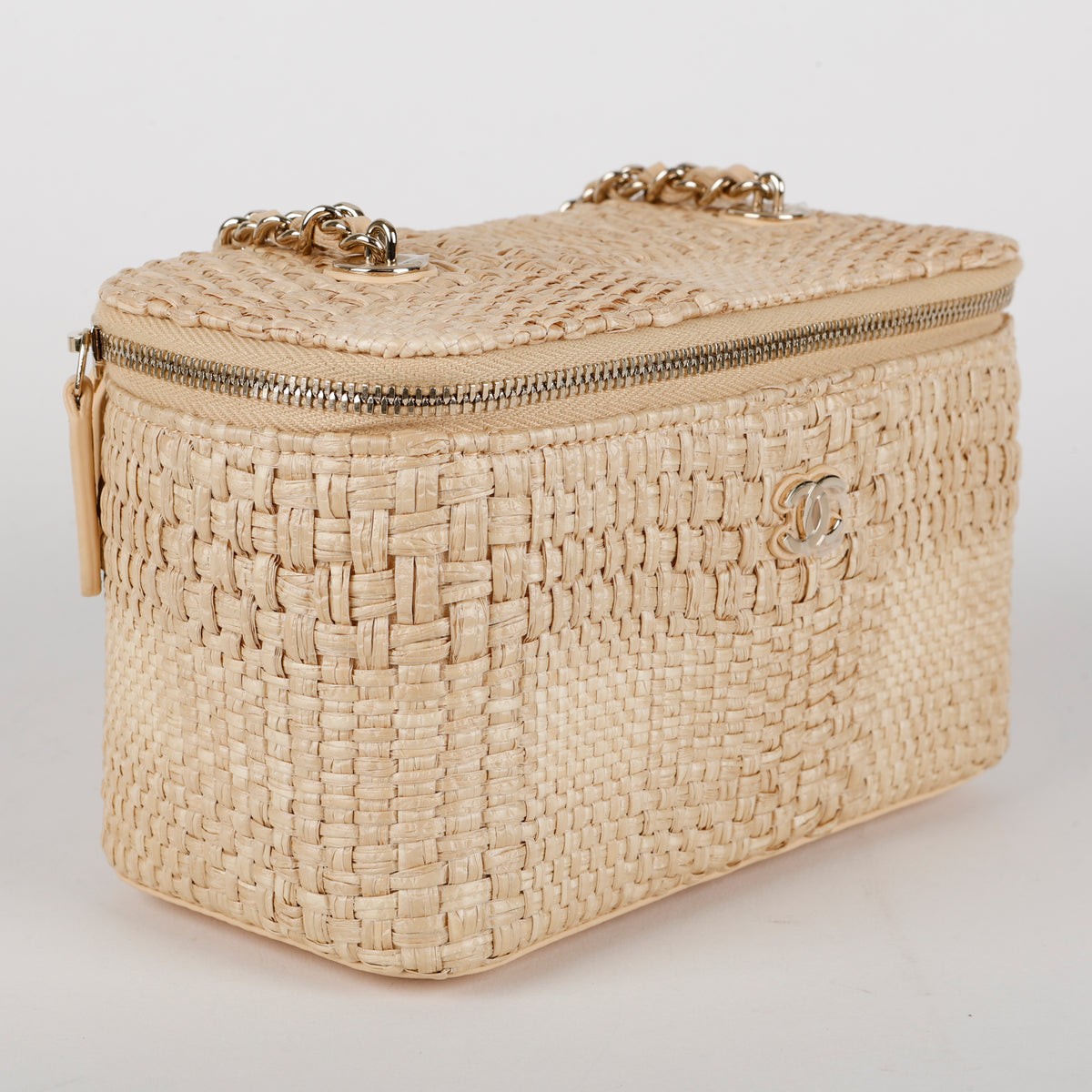 Vanity on Chain, Beige Raffia