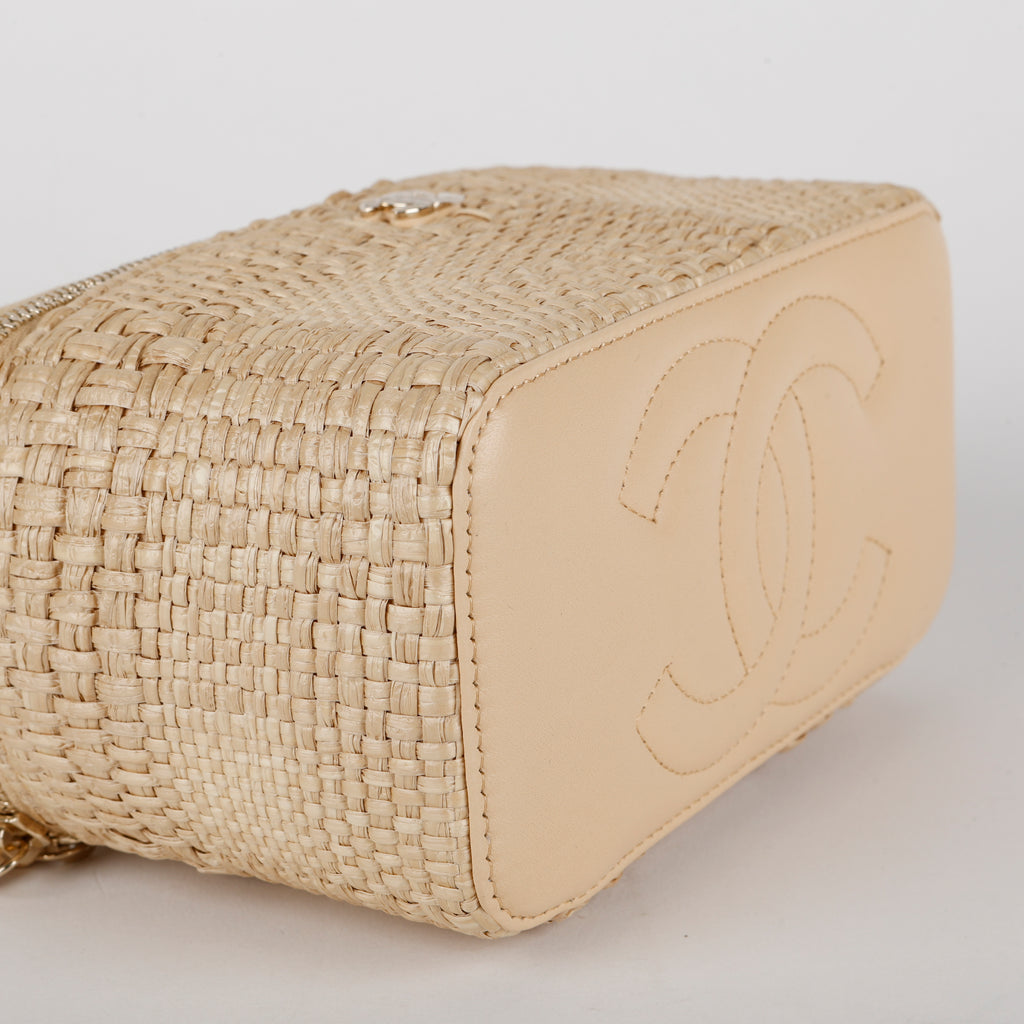 Vanity on Chain, Beige Raffia