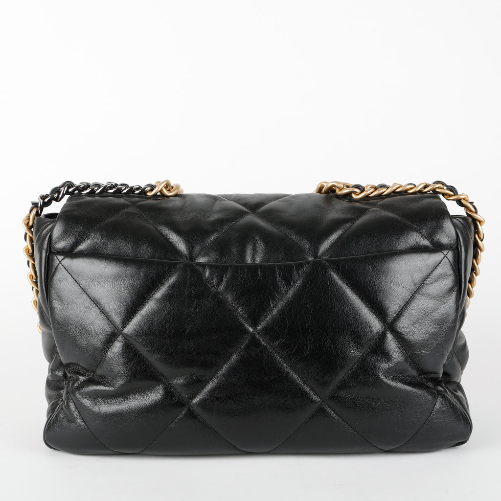Maxi 19, Black Lambskin