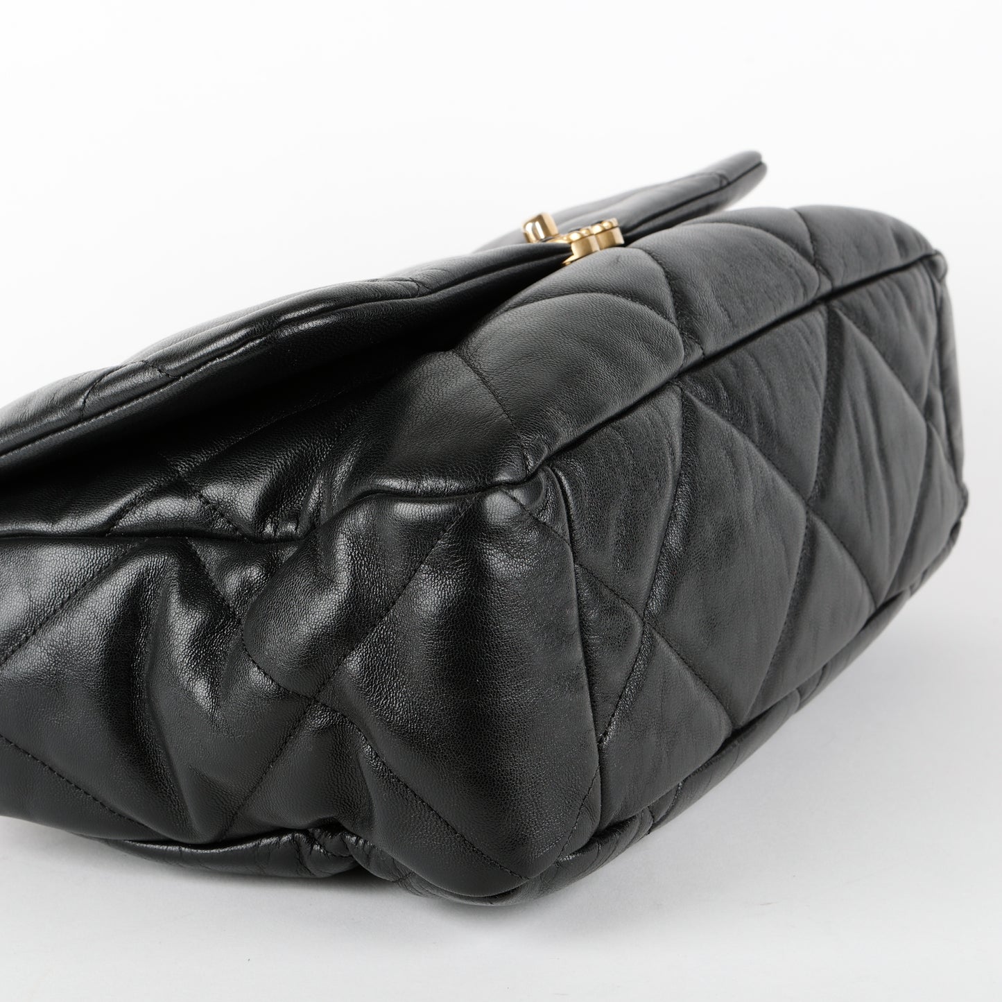 Maxi 19, Black Lambskin