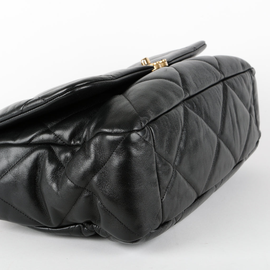 Maxi 19, Black Lambskin