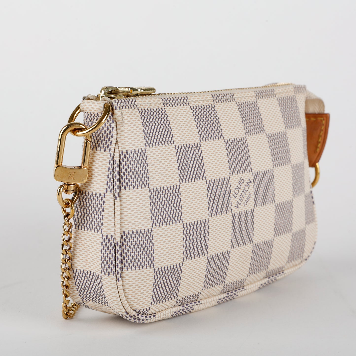 Mini Pochette Accessoires, Damier Azur