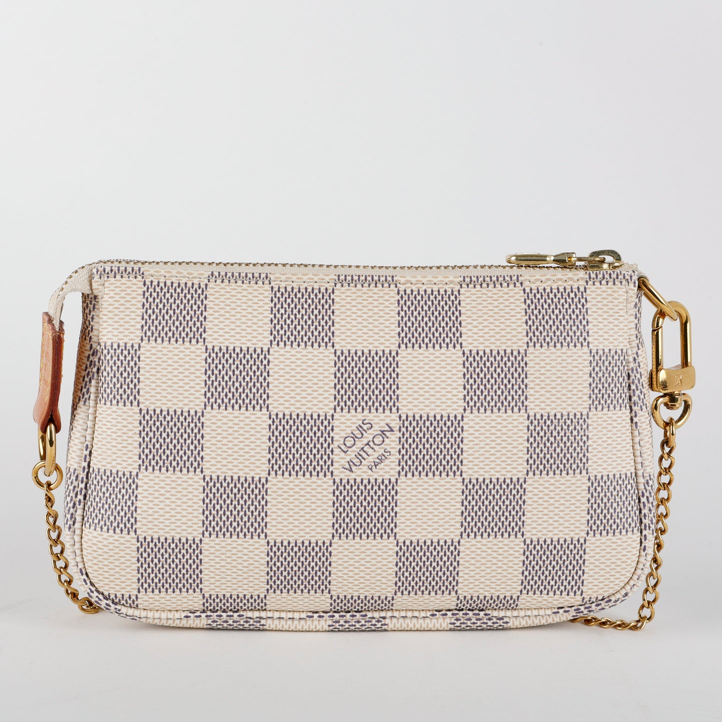 Mini Pochette Accessoires, Damier Azur