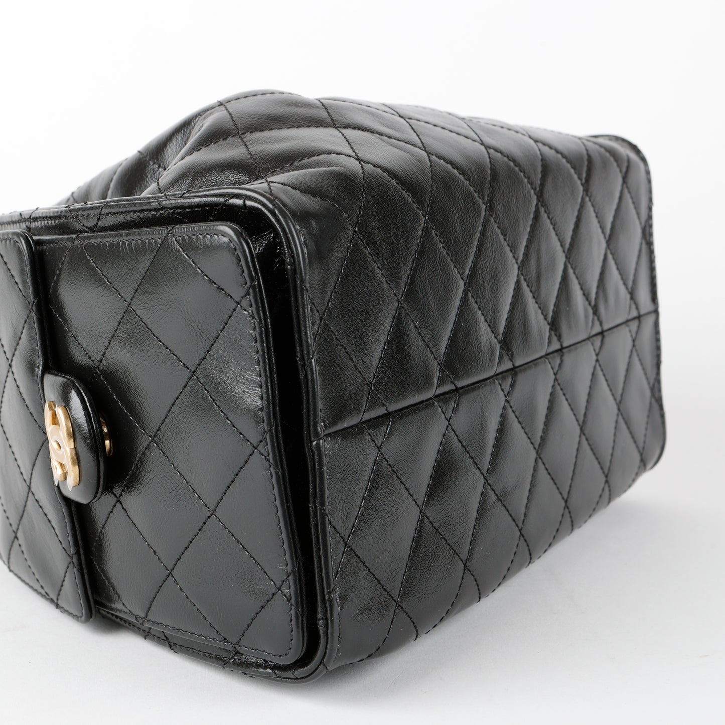 Small 25, Black Calfskin