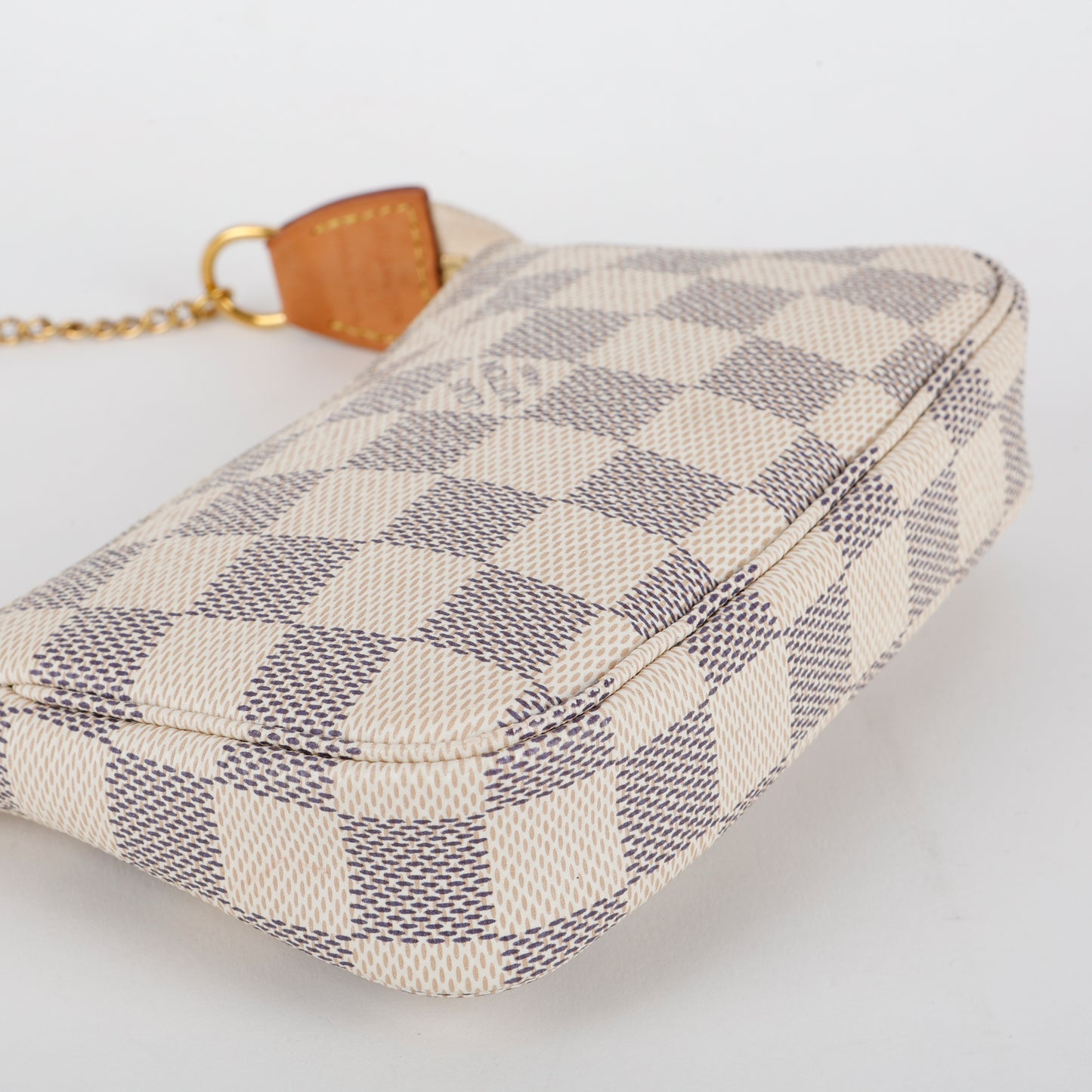 Mini Pochette Accessoires, Damier Azur