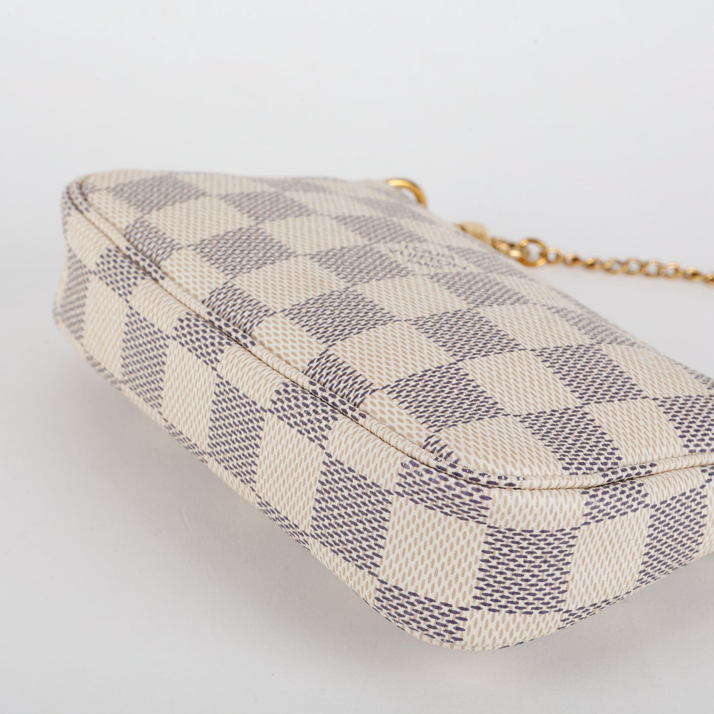 Mini Pochette Accessoires, Damier Azur
