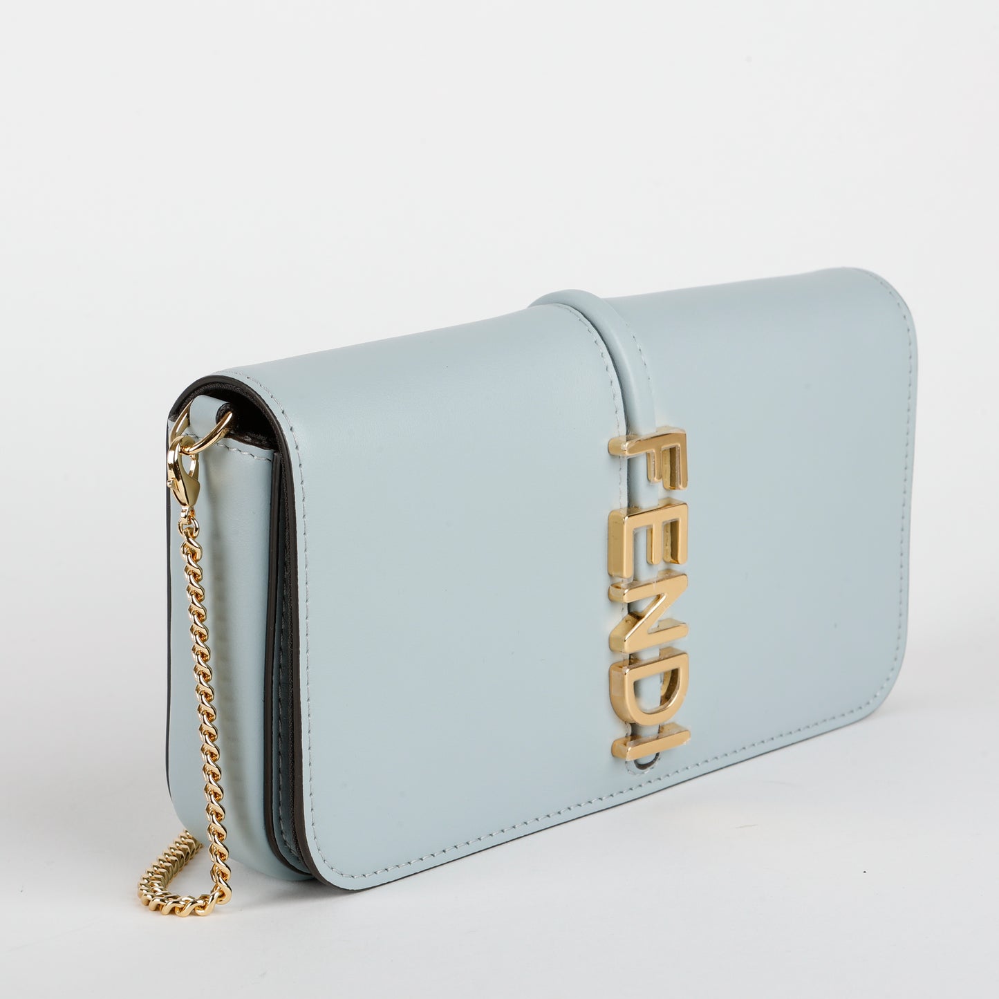 Fendigraphy Wallet on Chain, Light Blue