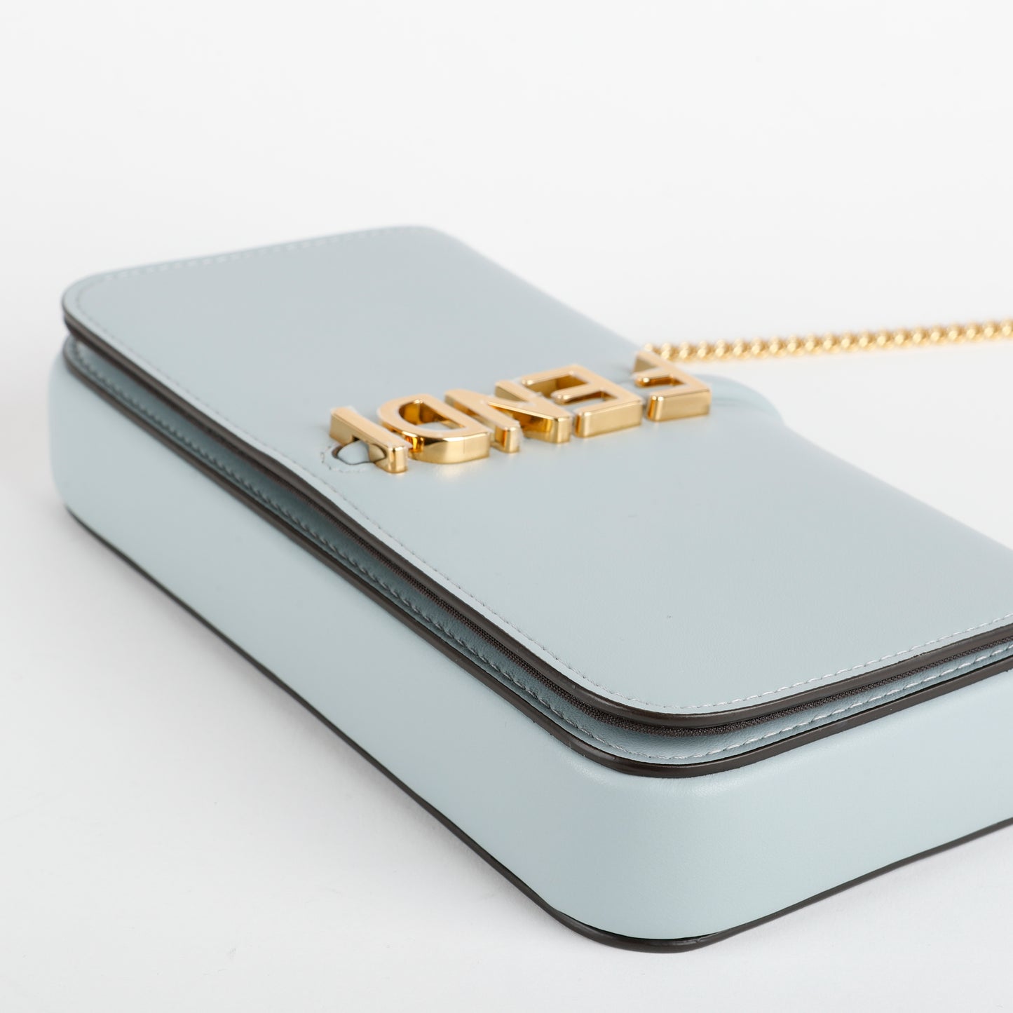 Fendigraphy Wallet on Chain, Light Blue