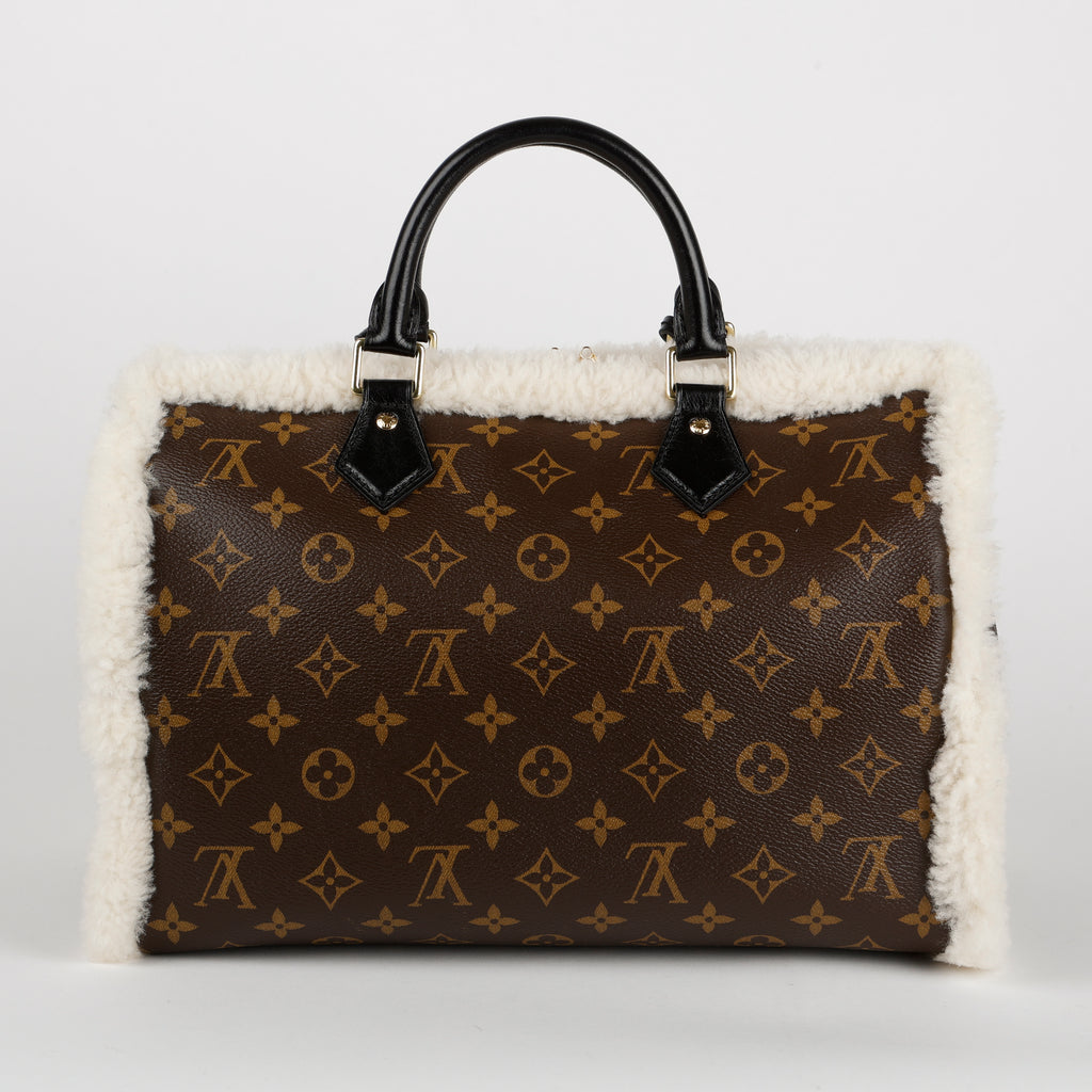 Soft Speedy 30 Teddy, Monogram