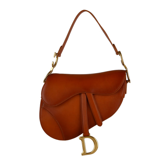 Medium Saddle with Strap, Saddle Brown