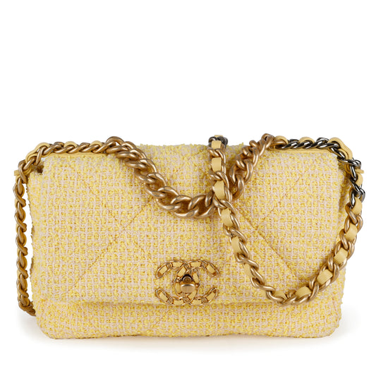 Small 19, Butter Yellow Tweed