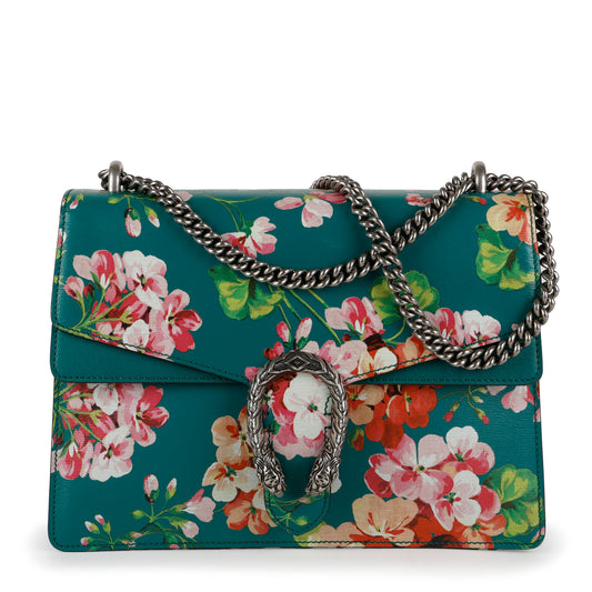 Medium Dionysus Blooms, Dark Turquoise