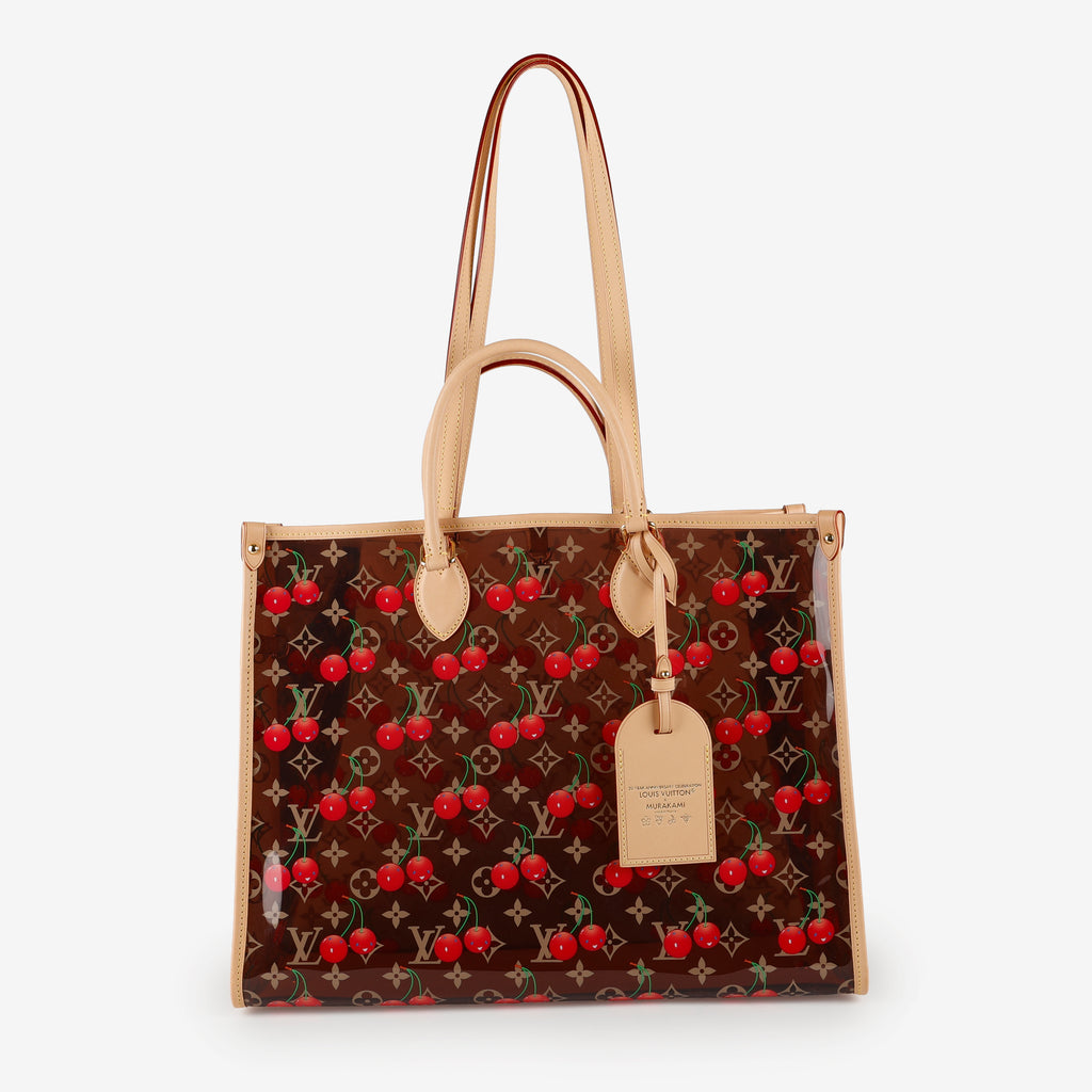 LV X TM OnTheGo GM, Clear Monogram Cerises
