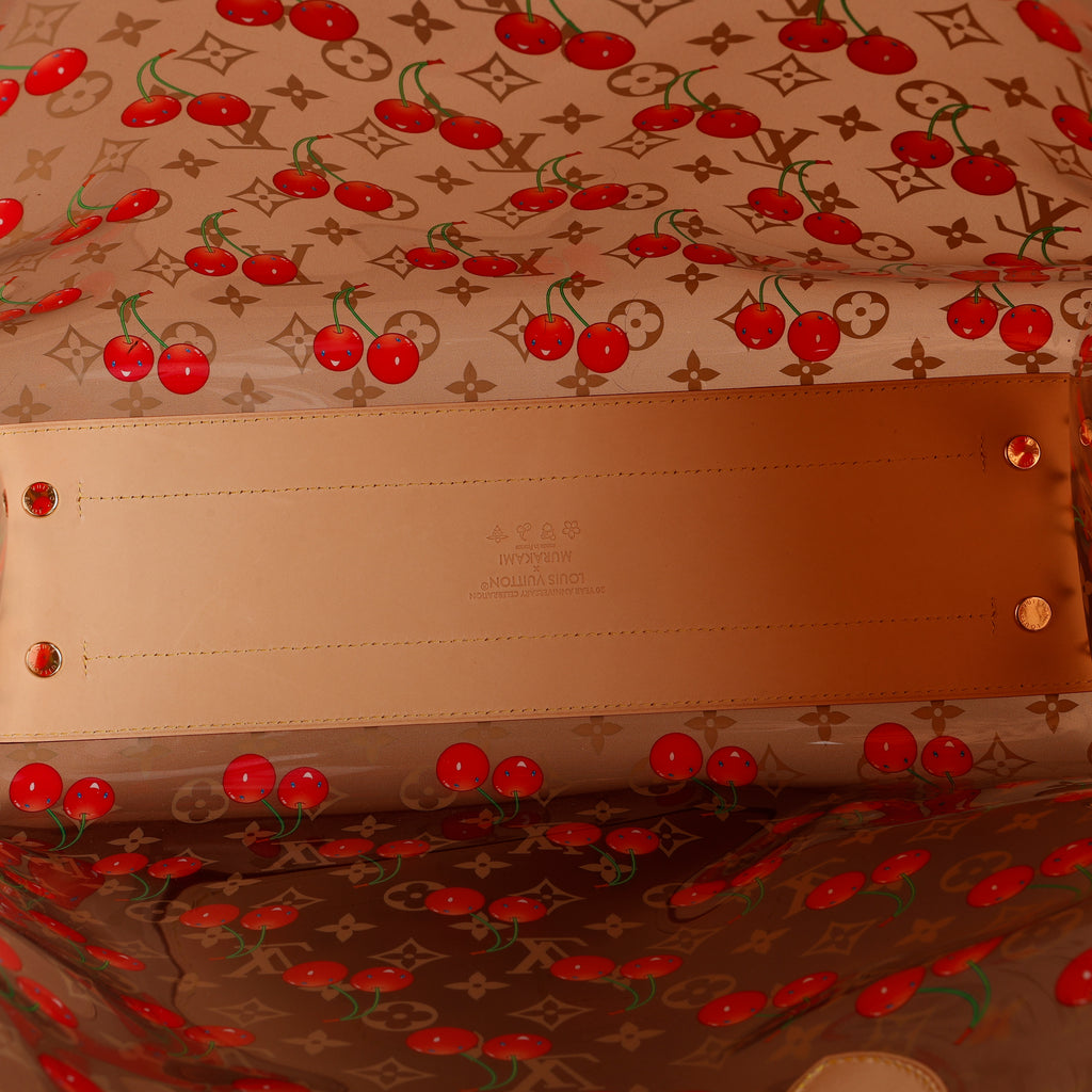 LV X TM OnTheGo GM, Clear Monogram Cerises