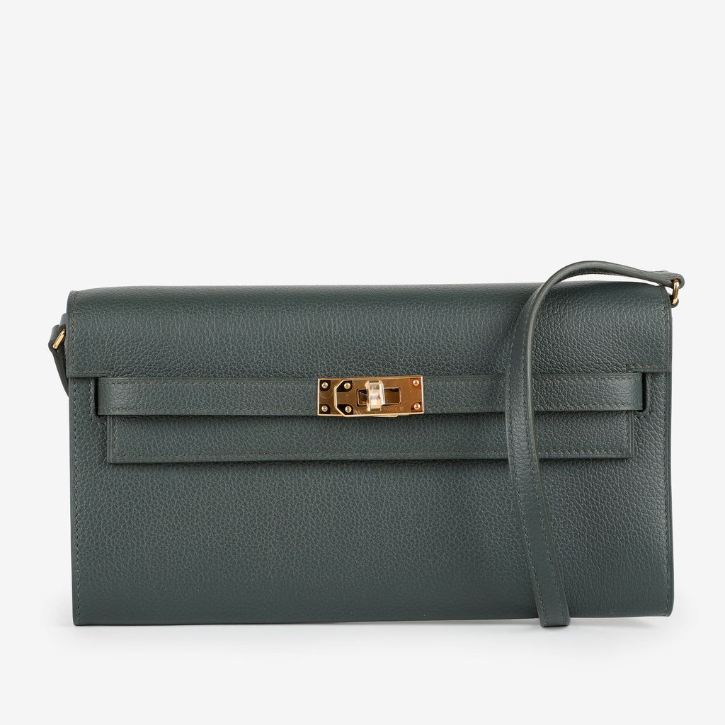 Kelly To Go Evercolor Vert Mangrove Gold Hardware