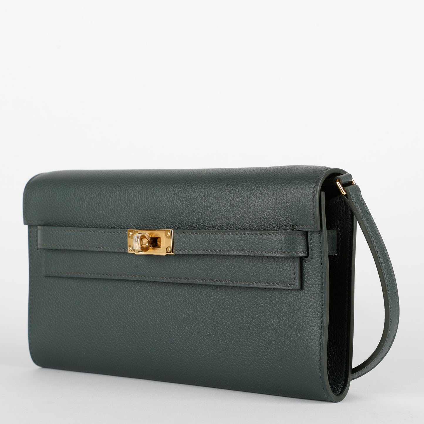 Kelly To Go Evercolor Vert Mangrove Gold Hardware