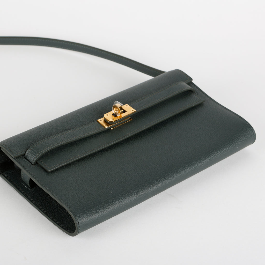 Kelly To Go Evercolor Vert Mangrove Gold Hardware