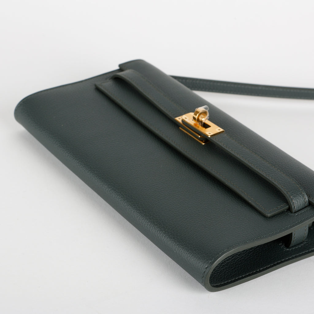 Kelly To Go Evercolor Vert Mangrove Gold Hardware