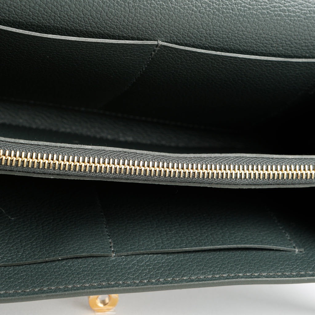 Kelly To Go Evercolor Vert Mangrove Gold Hardware