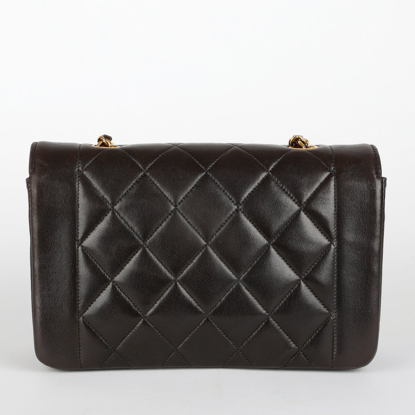 Small Vintage Diana, Dark Brown