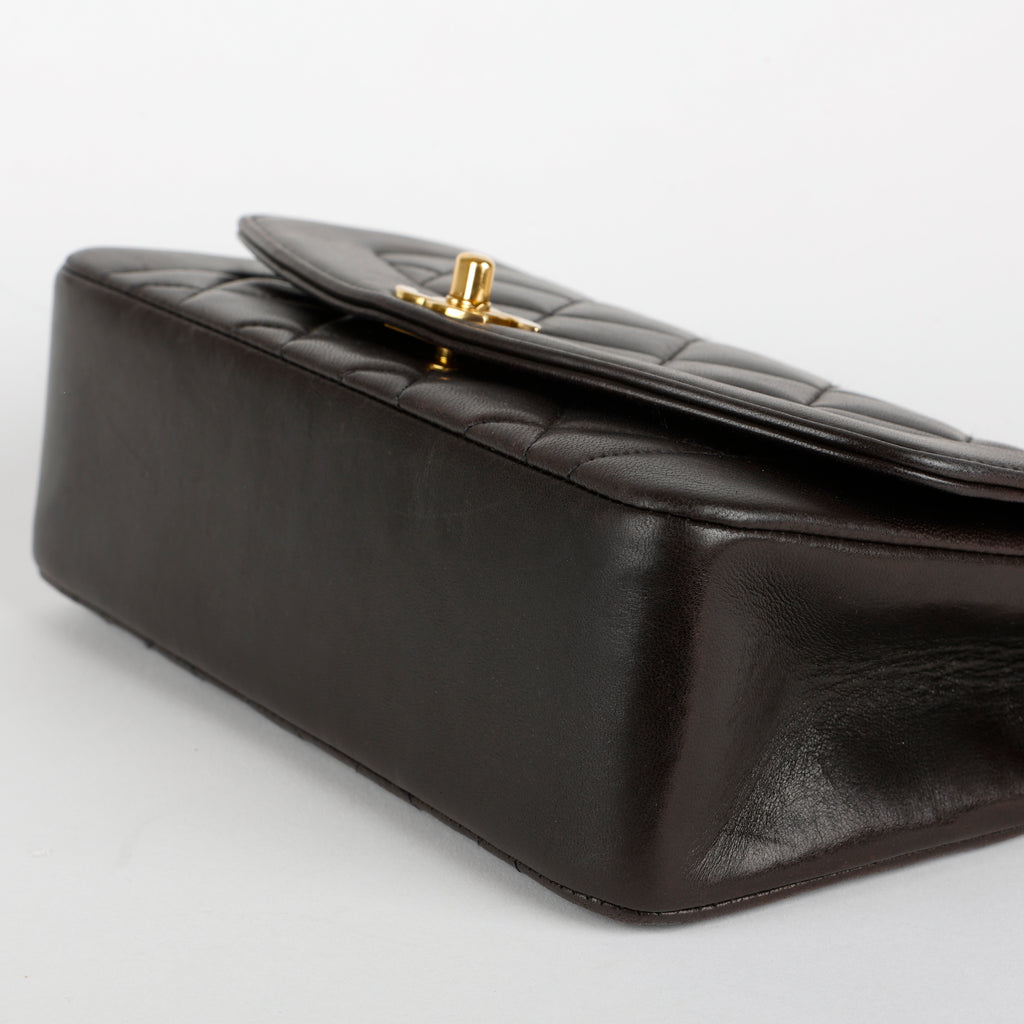 Small Vintage Diana, Dark Brown