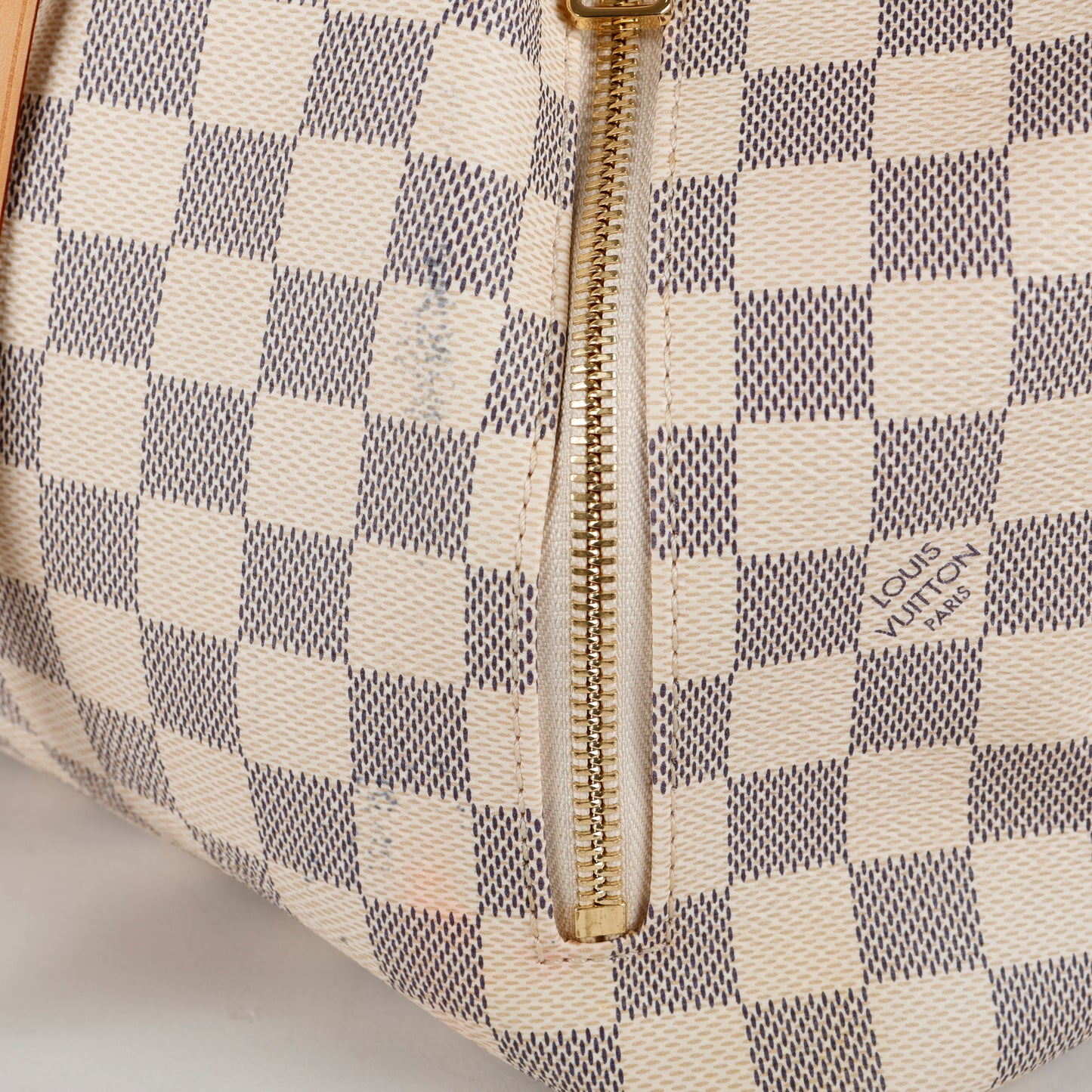 Sperone Backpack, Damier Azur Rose Ballerine