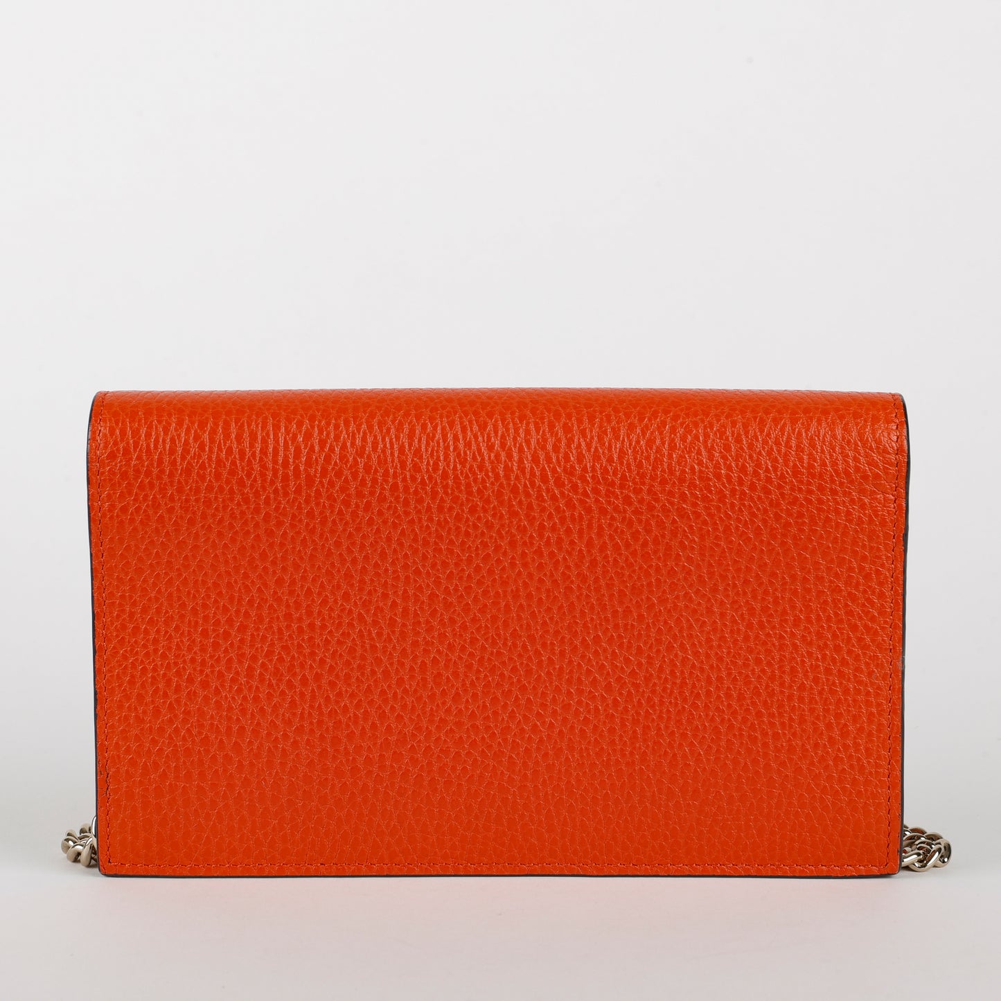 Blondie Wallet on Chain, Orange Calfskin
