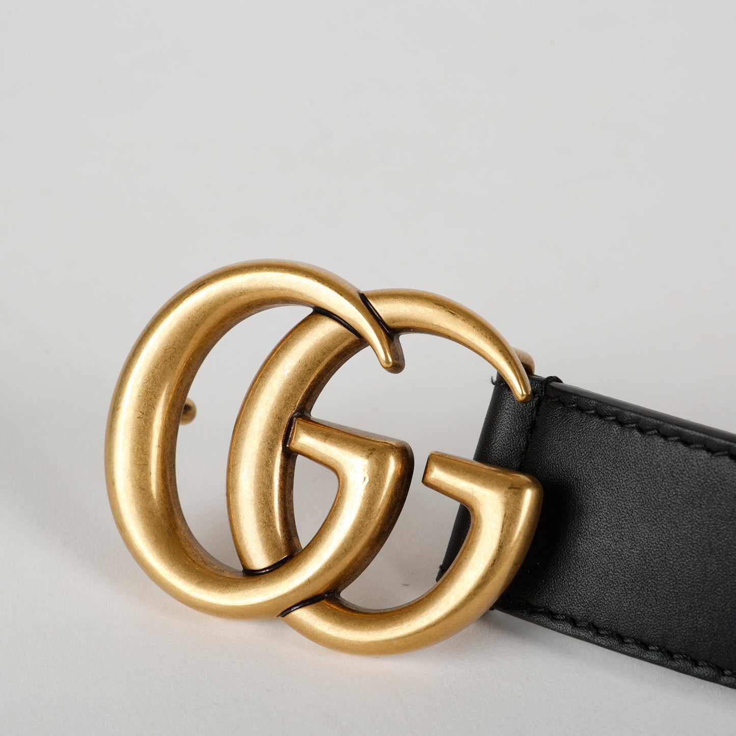 Thin GG Belt, Black GHW