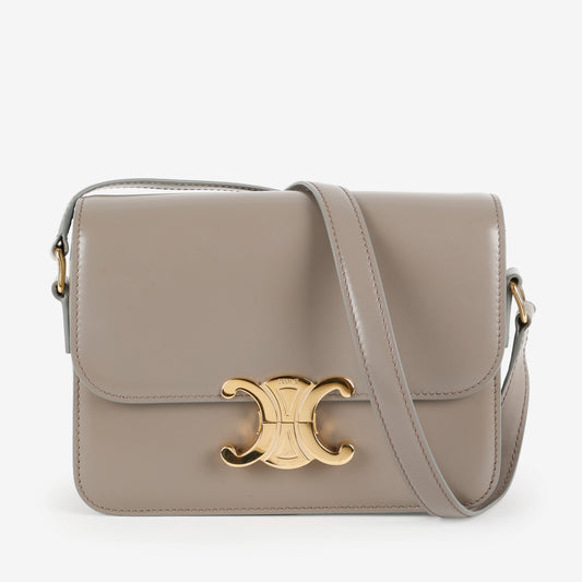 Teen Triomphe Shoulder Bag, Smoke
