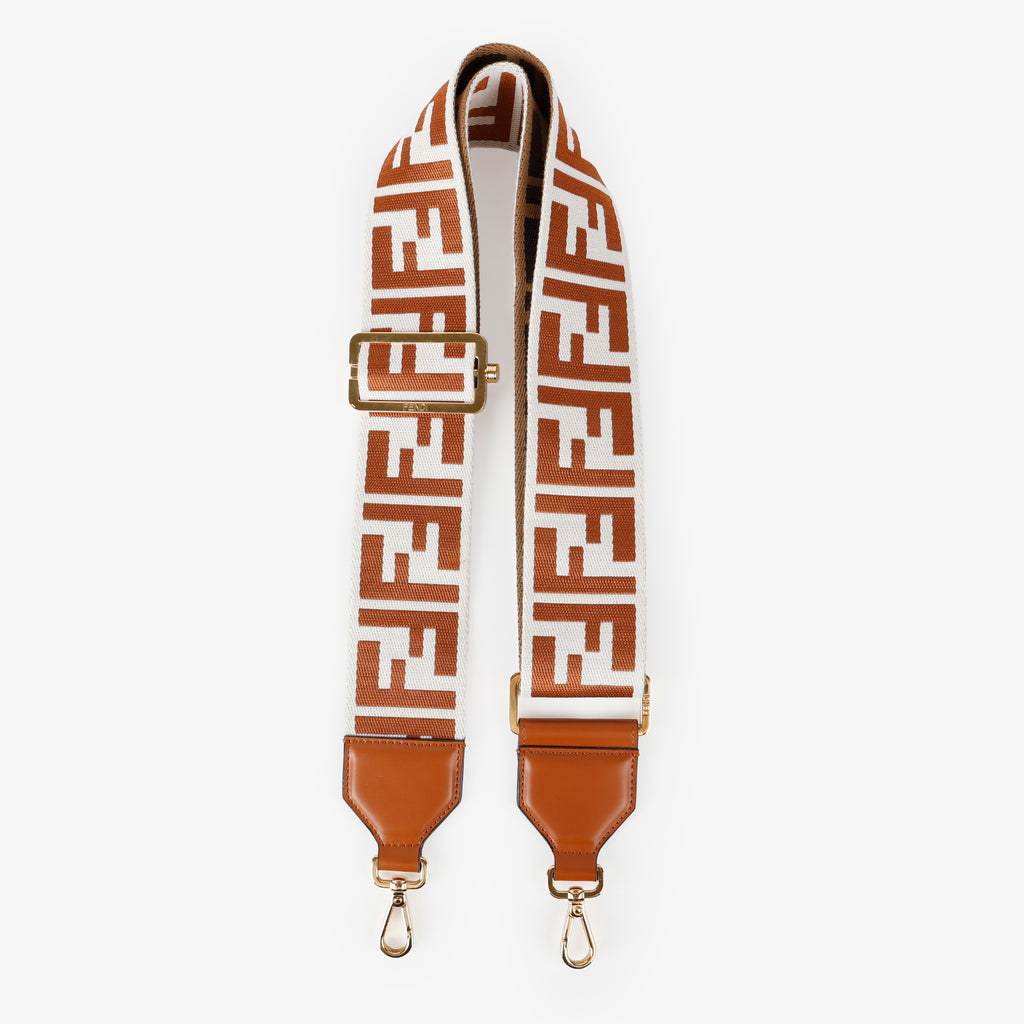 Brown Jacquard FF Wide Guitar Strap