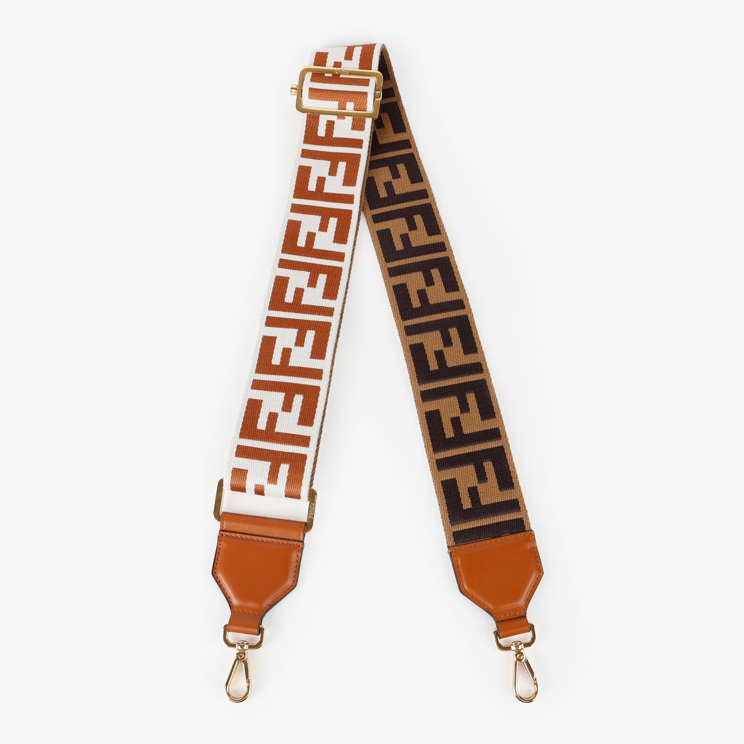 Brown Jacquard FF Wide Guitar Strap