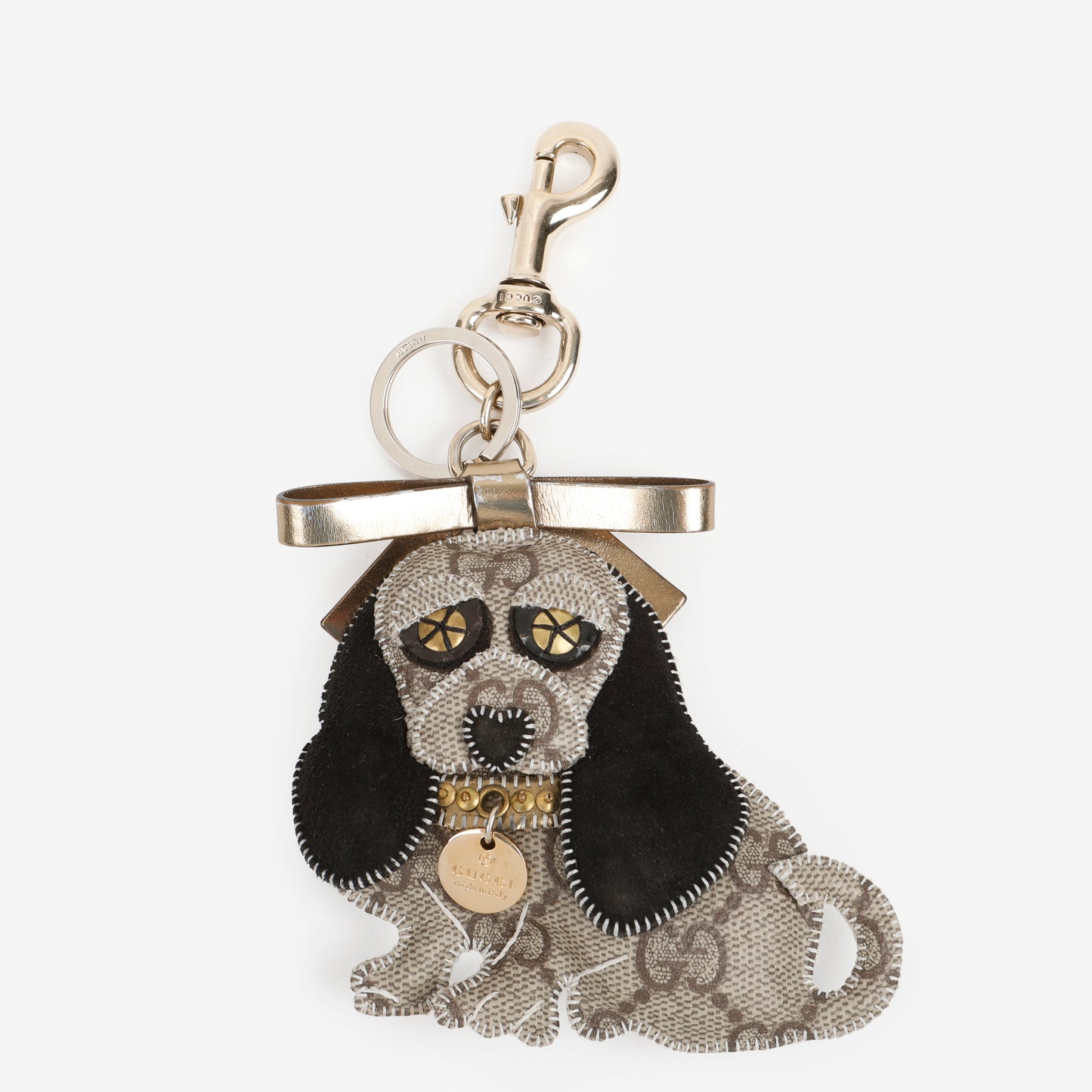 Gucciol Sam Beagle Bag Charm, Canvas