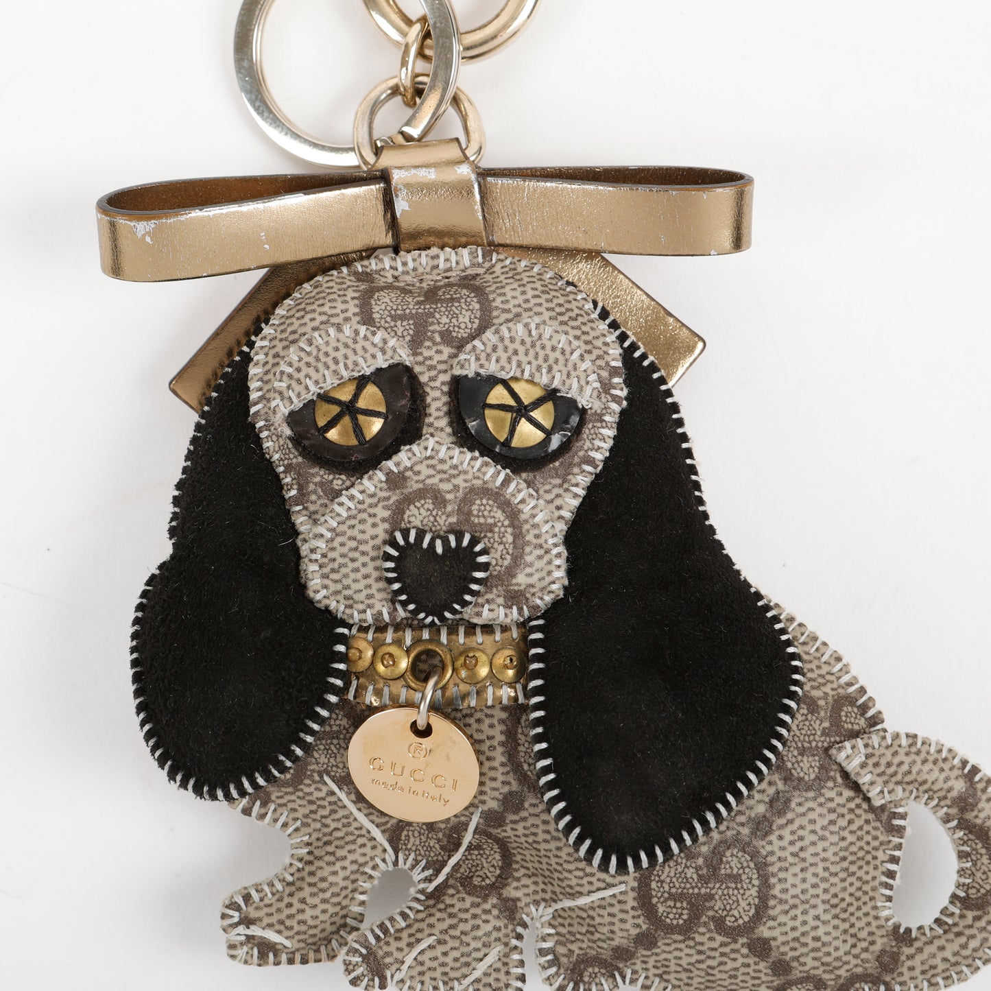 Gucciol Sam Beagle Bag Charm, Canvas